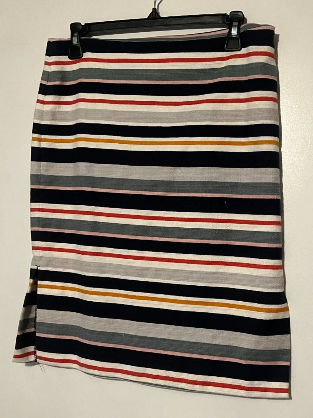 Striped Pencil Skirt